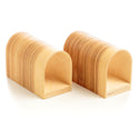 2 ash wall sconces set