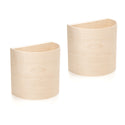UL-listed CSA approved 2 wall sconces set in birch