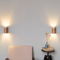 2 ash wall sconces set