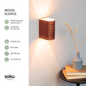 Wood sconce - Etimoe