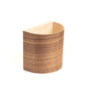 Hallway light fixture with walnut finish