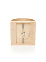 Wall mounted light fixture with Japanese ash finish