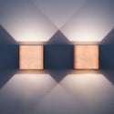 Set of 2 bedside lamps - birch