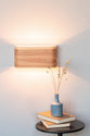 2 ash wall sconces set