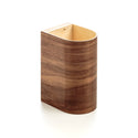 LED wall lamp - wood wall sconce from black walnut