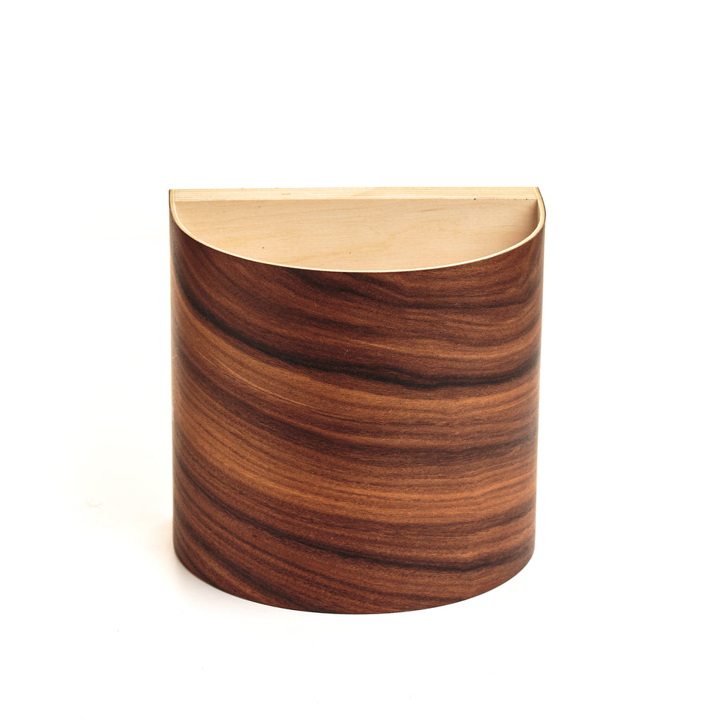 Battery Operated Wall Sconce in Rosewood – Wireless Rechargeable