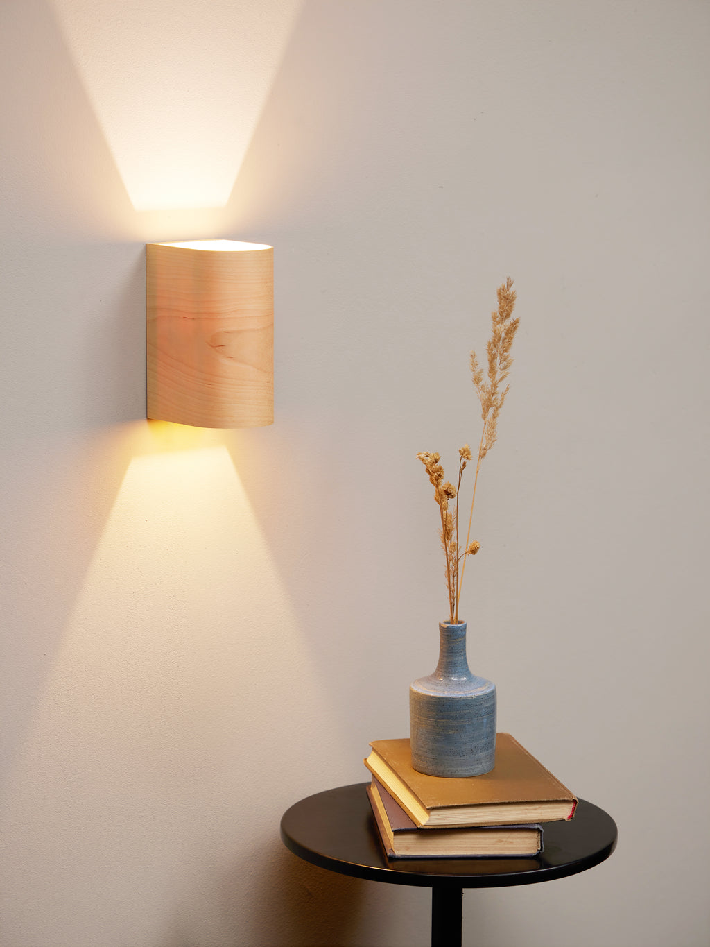 Set of 2 birch sconces, alternate view