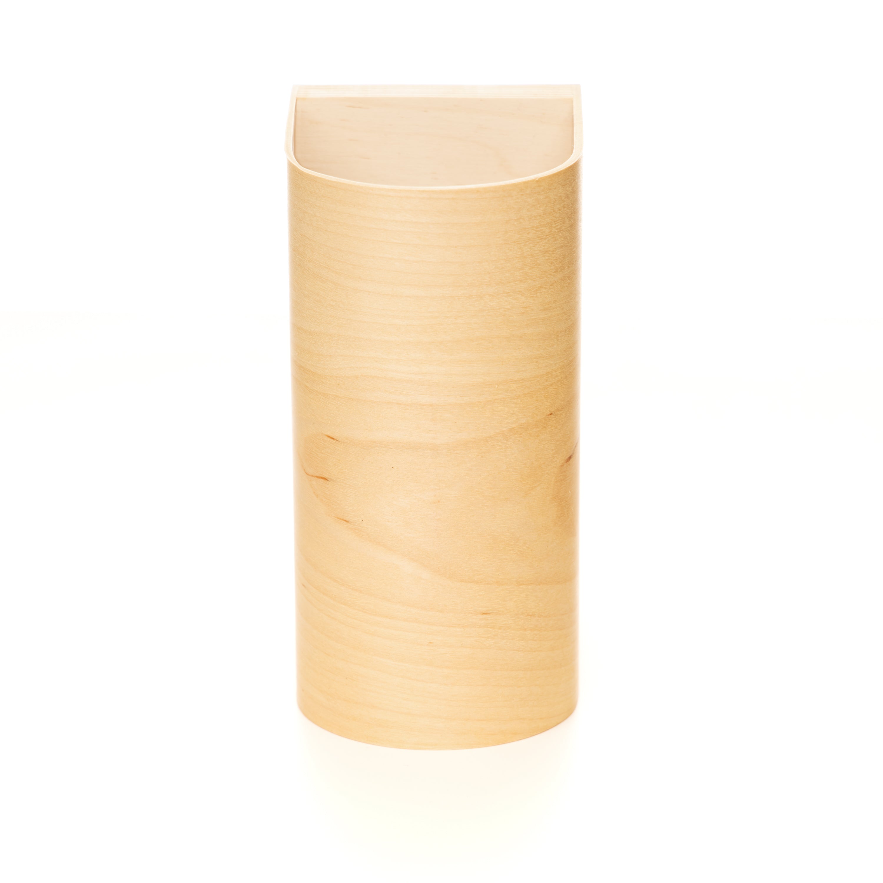 Birch wall sconce pair, side view