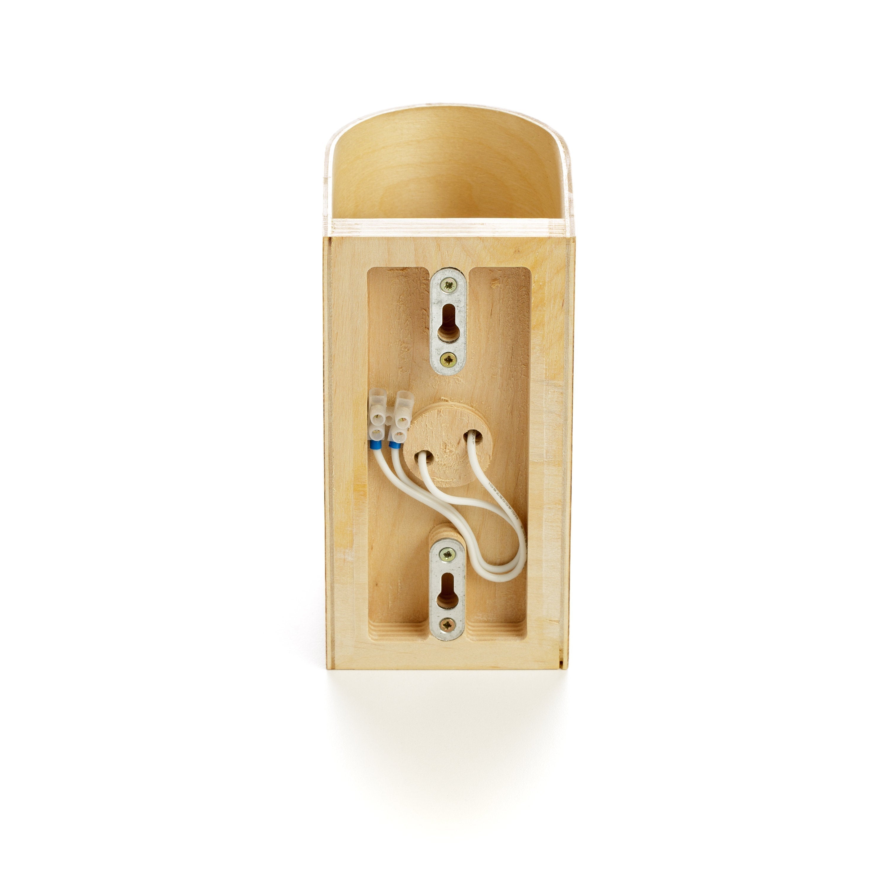 Hand-painted abstract sconce close-up detail