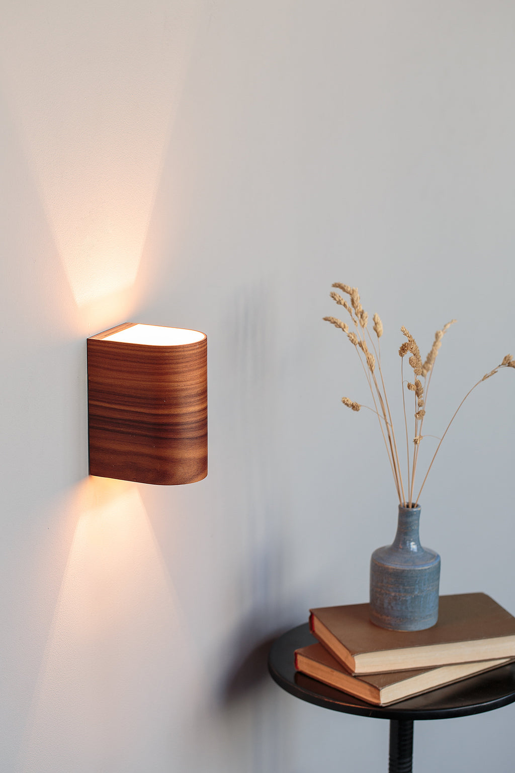 Wood sconce - Light rosewood